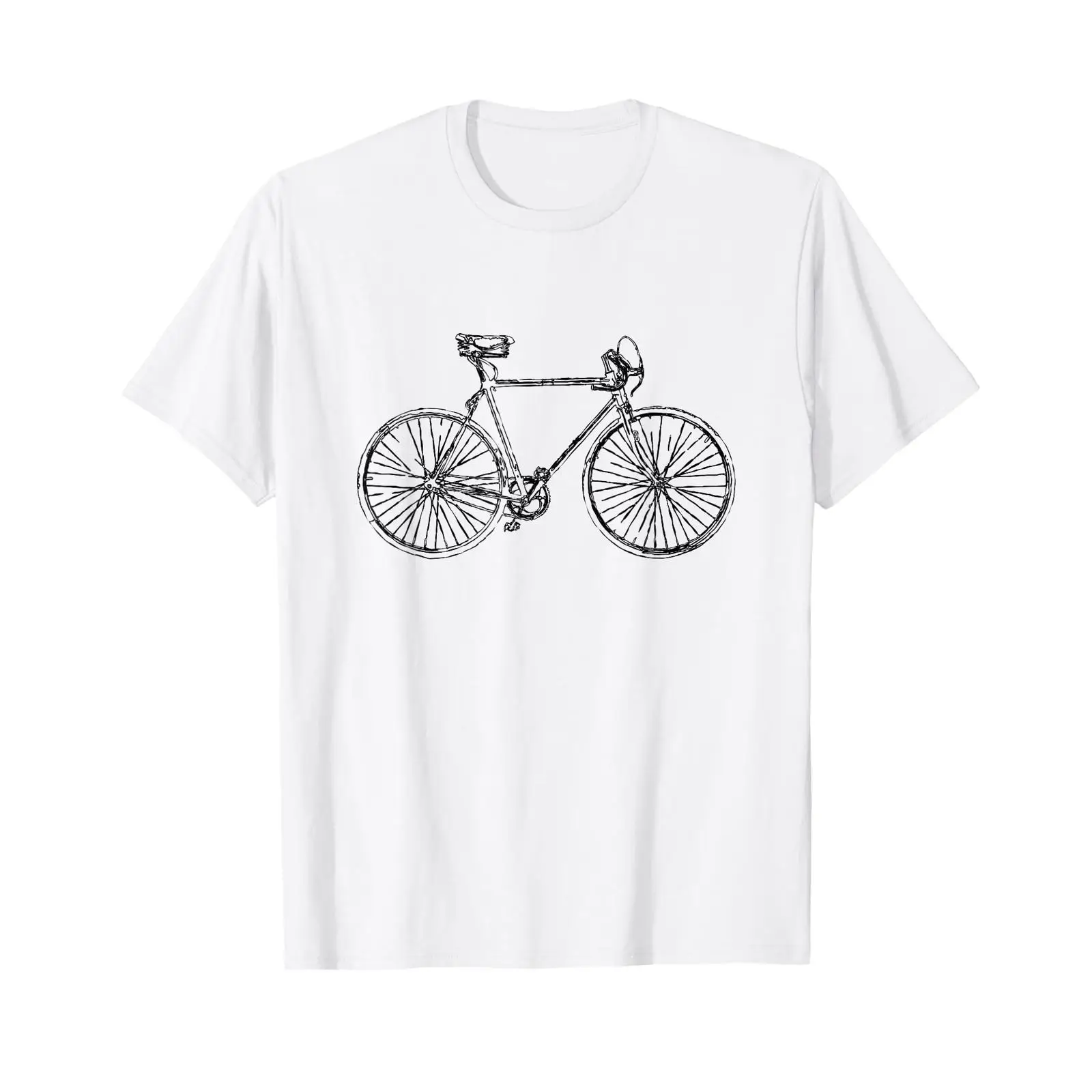 Vintage Fashion Sketches - Retro Bicycle Sketch Cycling Recreational Cyclist