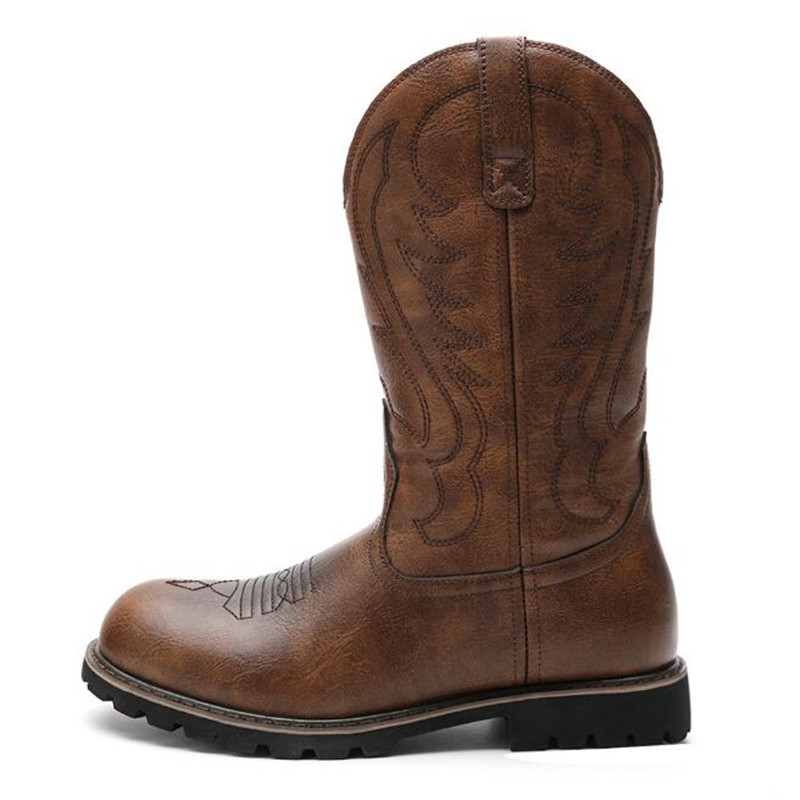 Vintage Fashion Aesthetic - Fashion Designer Goth Men's Cowboy Boots