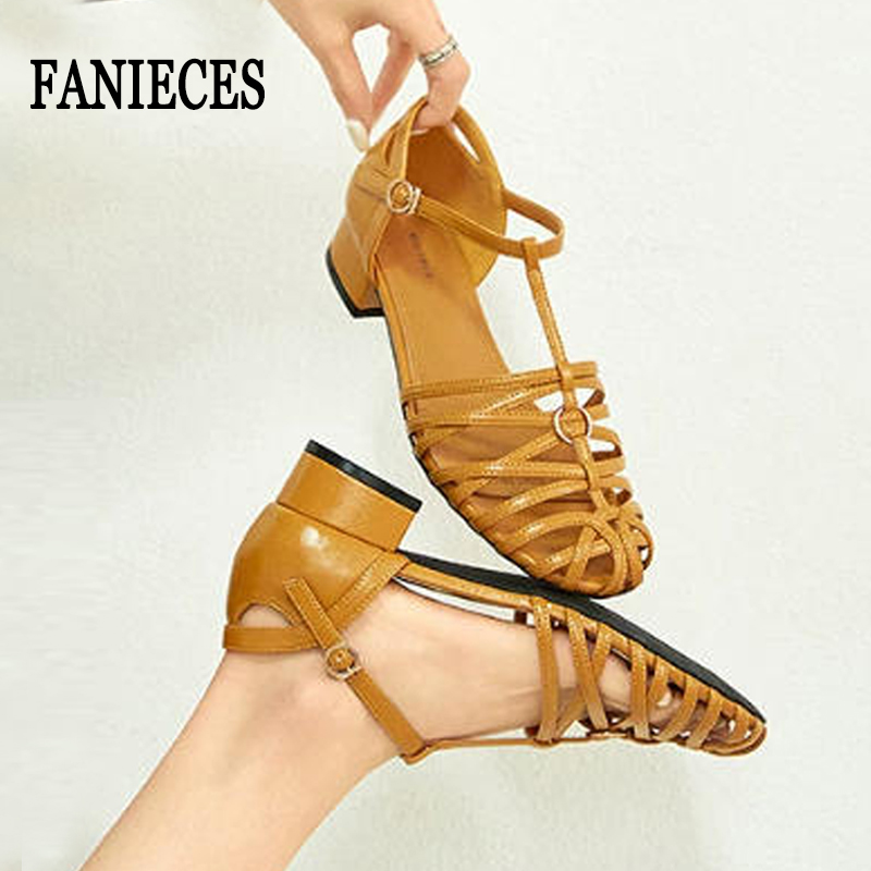 Vintage Fashion Women Dresses - Plus Size Women Roman Sandals Woven