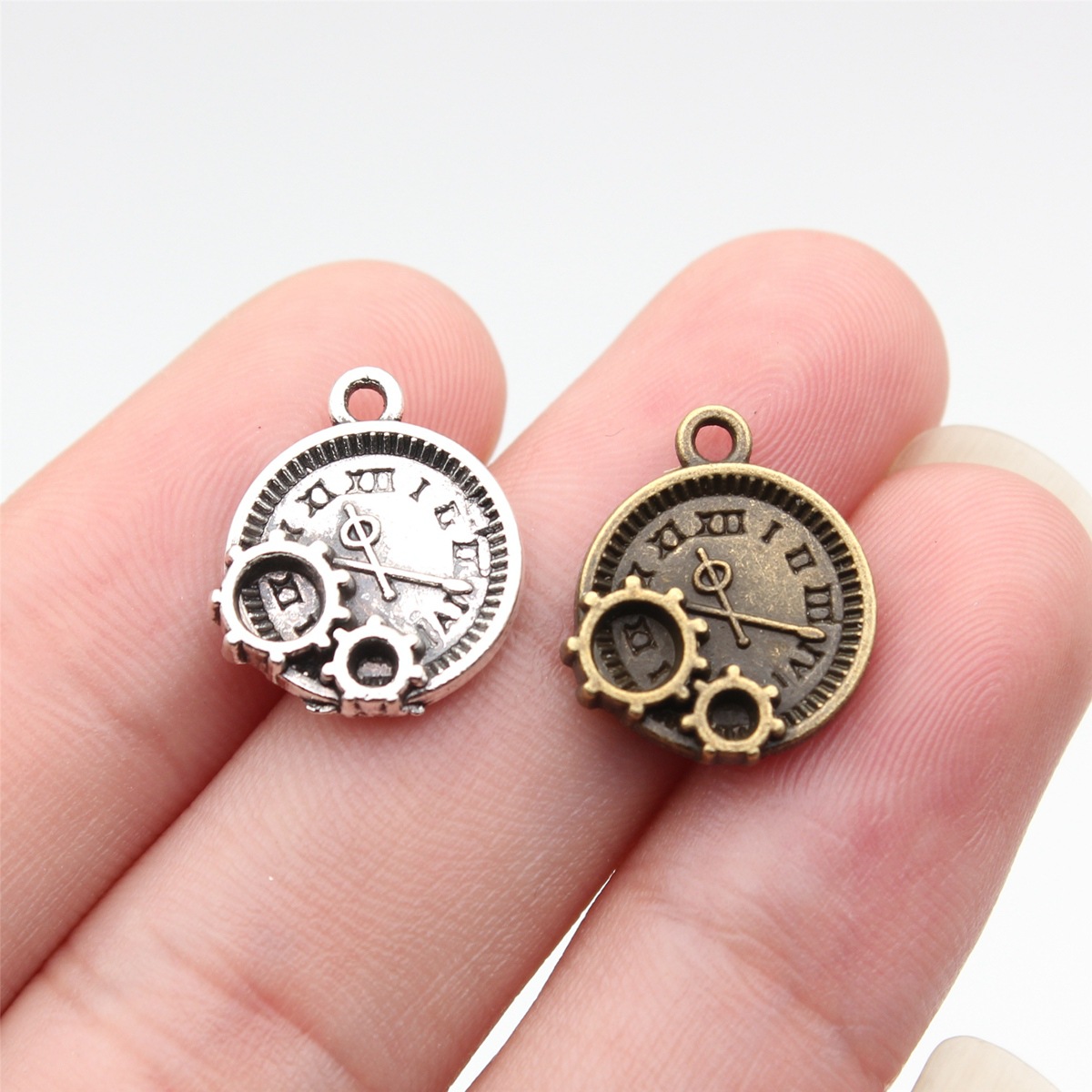 Vintage Urban Fashion - WYSIWYG 10pcs 16x14mm 2 Colors Antique