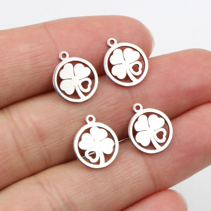 Vintage Urban Fashion - 30pcs 12x10mm Charms 316 Stainless Steel