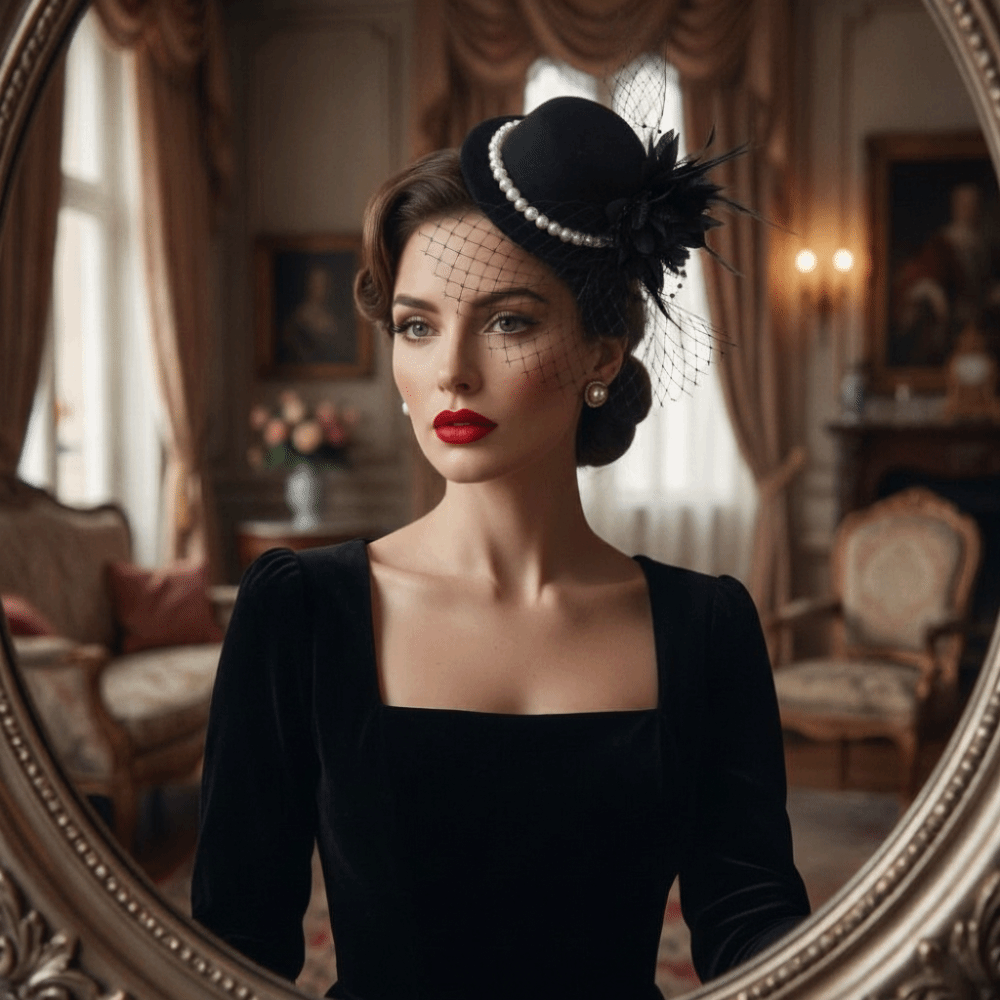 Vintage Fashion Hats - Fashion Exquisite Vintage Fascinator Hat Elegant