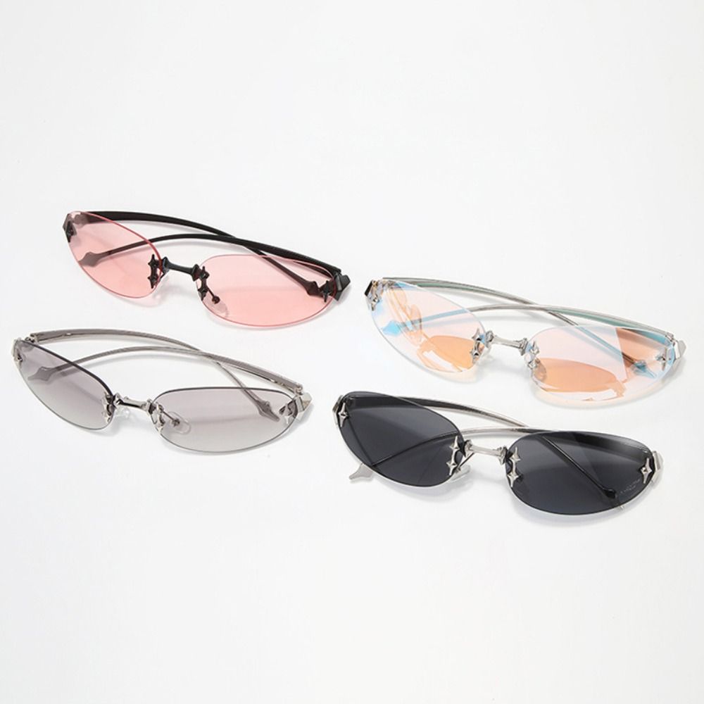 Y2K Style Frameless Sunglasses - Vintage Fashion Y2K recension och pris