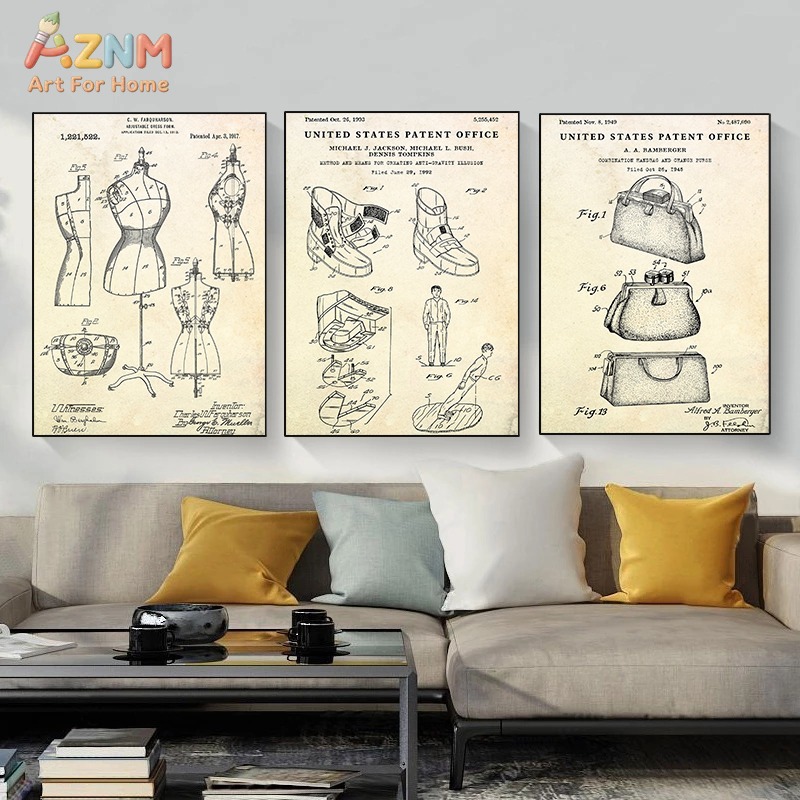 AZNM Vintage Fashion Patent Ca - Vintage Fashion Sketches recension och pris