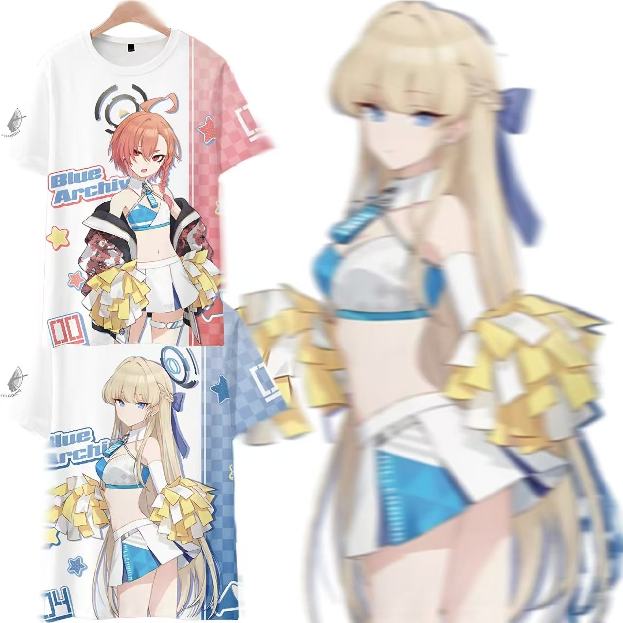New Anime Blue Archive Asuma T - Vintage Fashion Archive recension och pris
