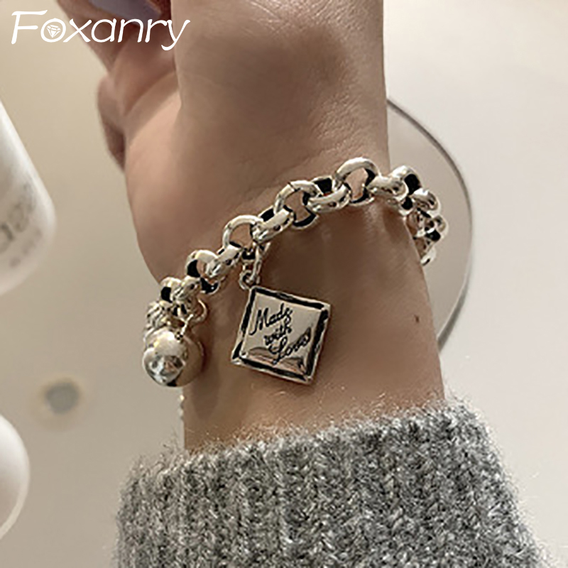 FOXANRY English Letter Tag Pun - Vintage Fashion Labels recension och pris
