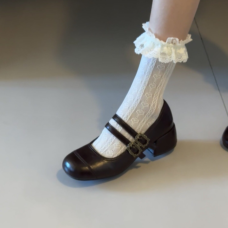 Vintage Thick Heel Women Mary  - Vintage Fashion Women Dresses recension och pris
