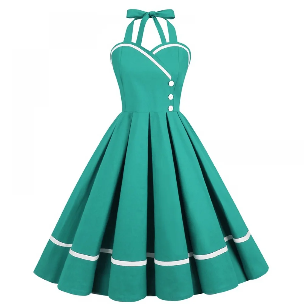 Halloween  50s 60s 80s Retro D - Vintage Fashion Women Dresses recension och pris