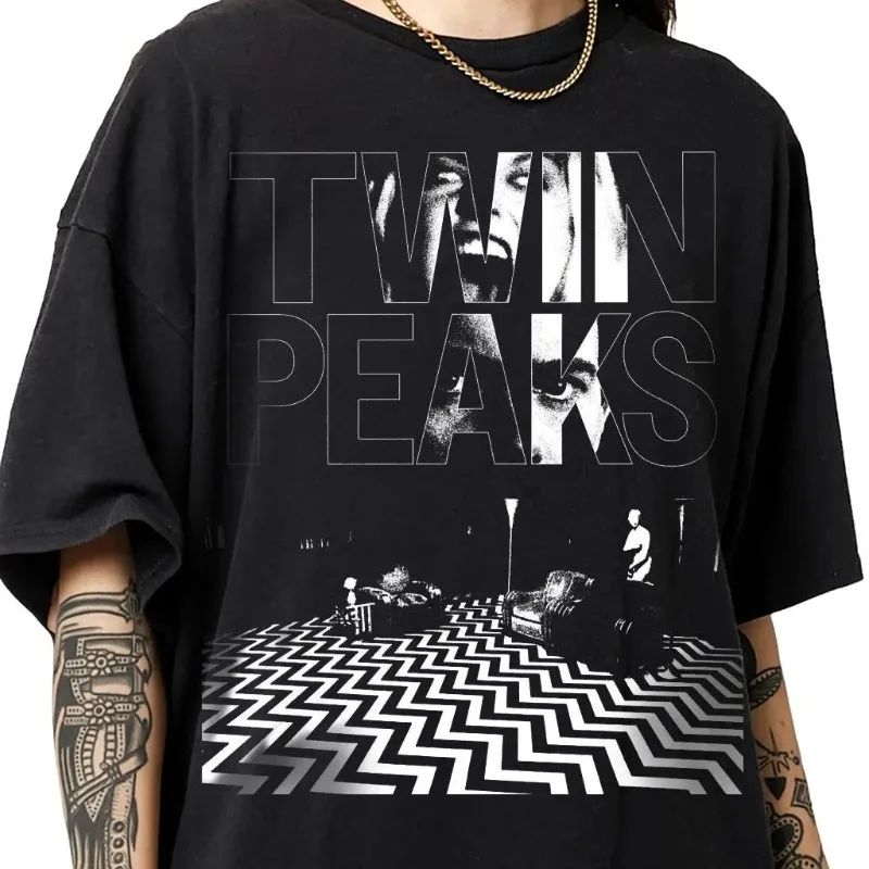 Horror Movie Themed Print T-sh - Vintage Fashion Tv recension och pris