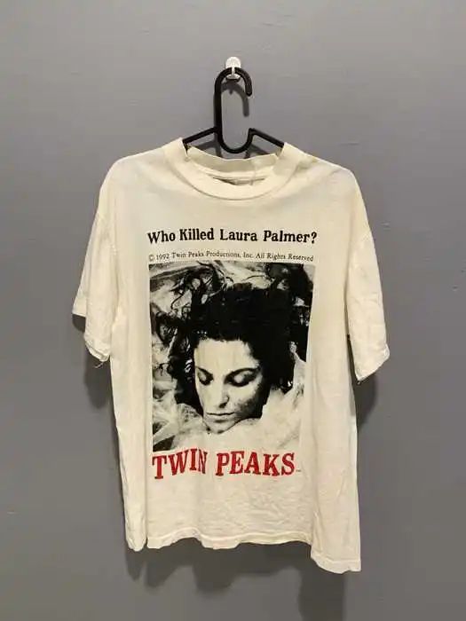 Horror Movie Themed Print T-sh - Vintage Fashion Tv recension och pris