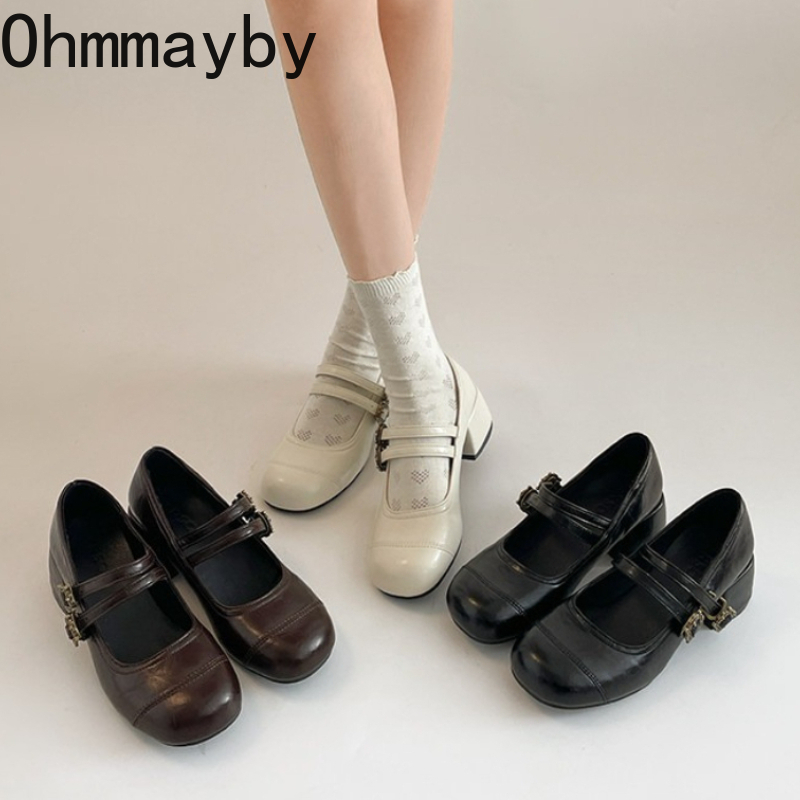 Vintage Thick Heel Women Mary  - Vintage Fashion Women Dresses recension och pris