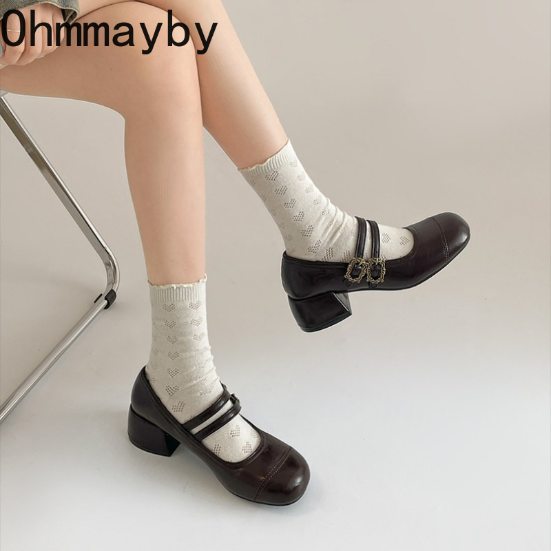 Vintage Thick Heel Women Mary  - Vintage Fashion Women Dresses recension och pris