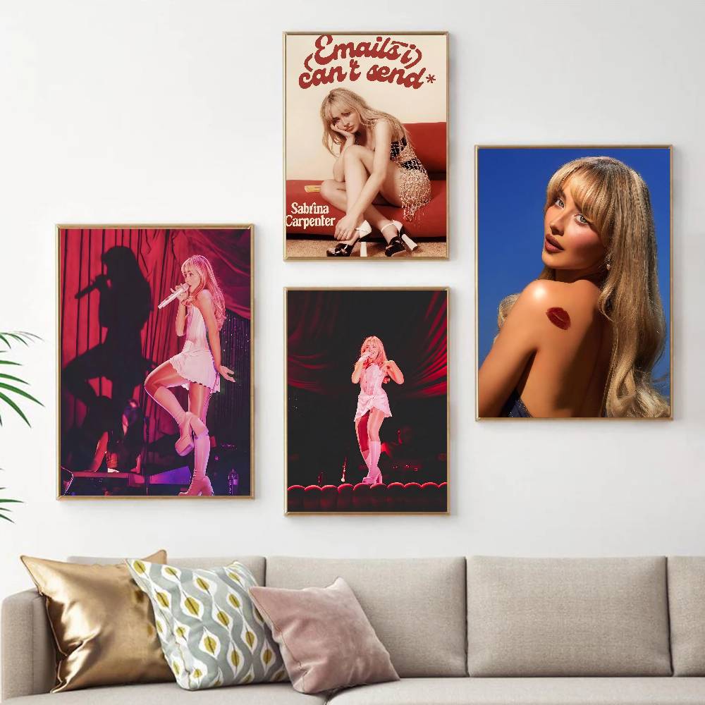 Fashion Singer S-Sabrina C-Car - Vintage Fashion Prints For Wall recension och pris