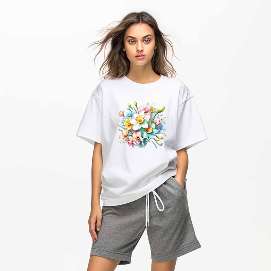 Vintage Watercolor Floral Iron - Vintage Urban Fashion recension och pris