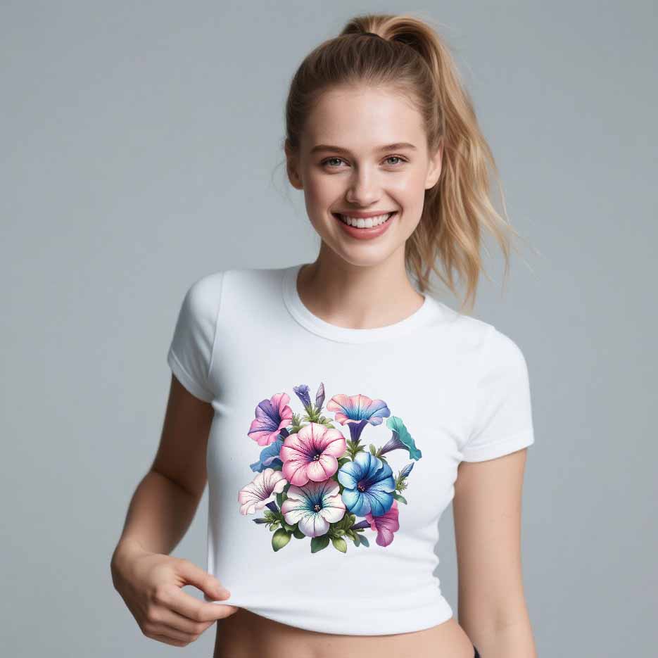 Vintage Watercolor Floral Iron - Vintage Urban Fashion recension och pris