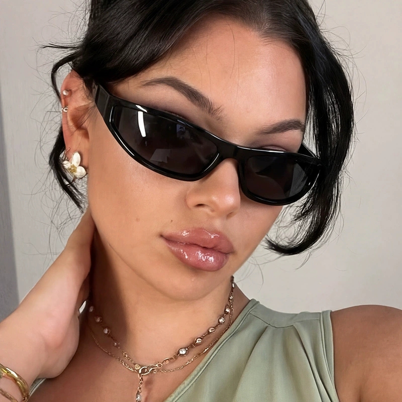 Y2K Narrow Rectangle Wrap Arou - Vintage Fashion Y2K recension och pris