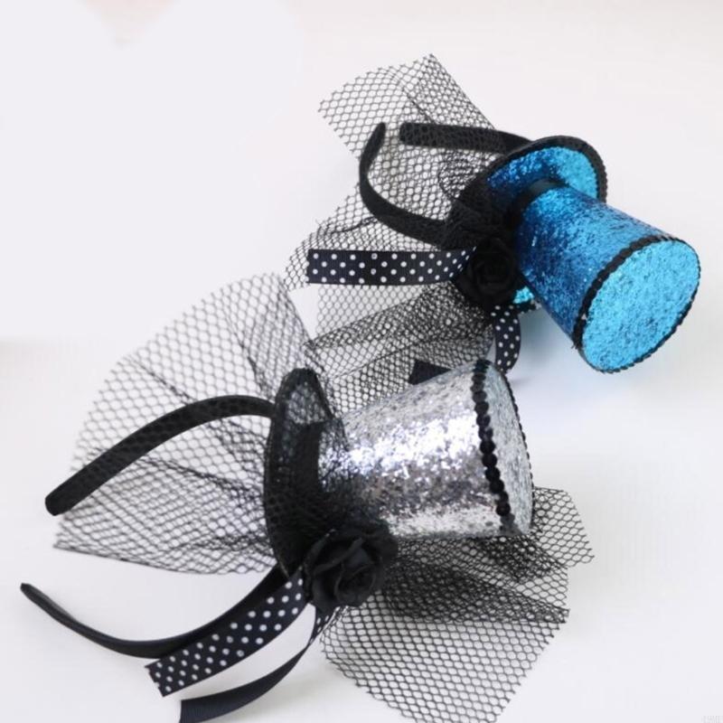 49MF Veil Top Hat Fascinators  - Vintage Fashion Hats recension och pris