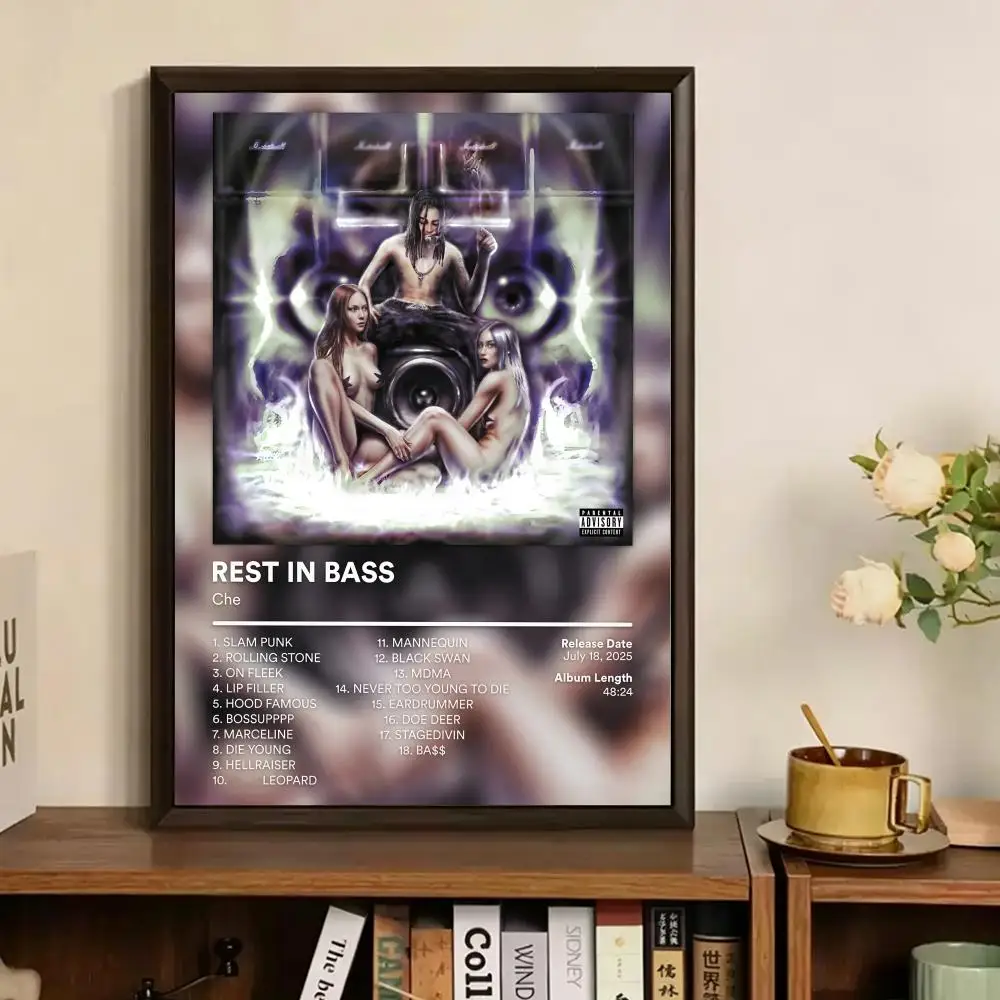 C-che Album Cover Painting Cal - Vintage Fashion Prints For Wall recension och pris