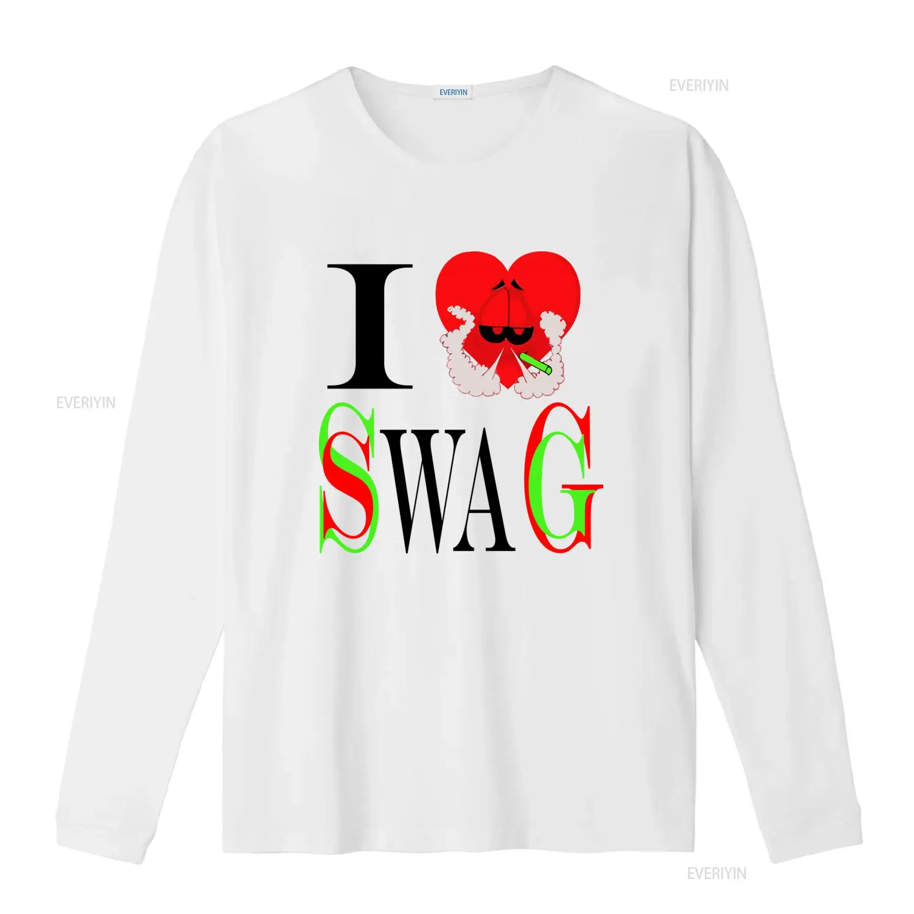 I Swag Heart Print T shirt Ret - Vintage Fashion Looks recension och pris
