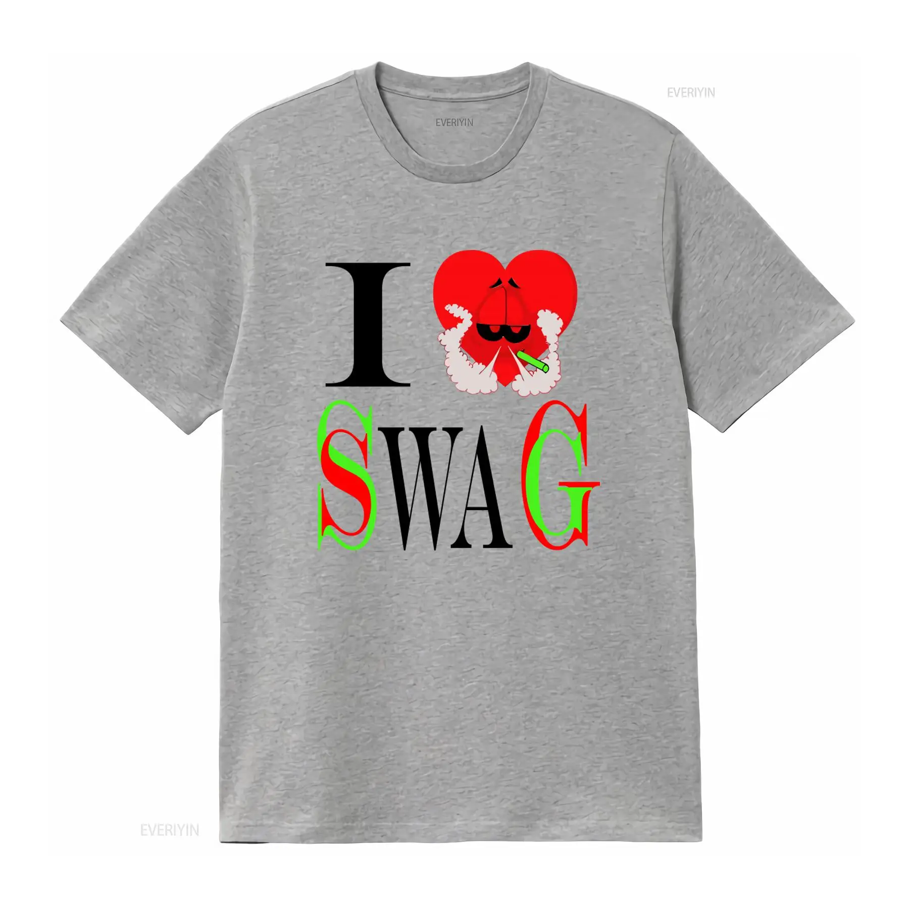 I Swag Heart Print T shirt Ret - Vintage Fashion Looks recension och pris