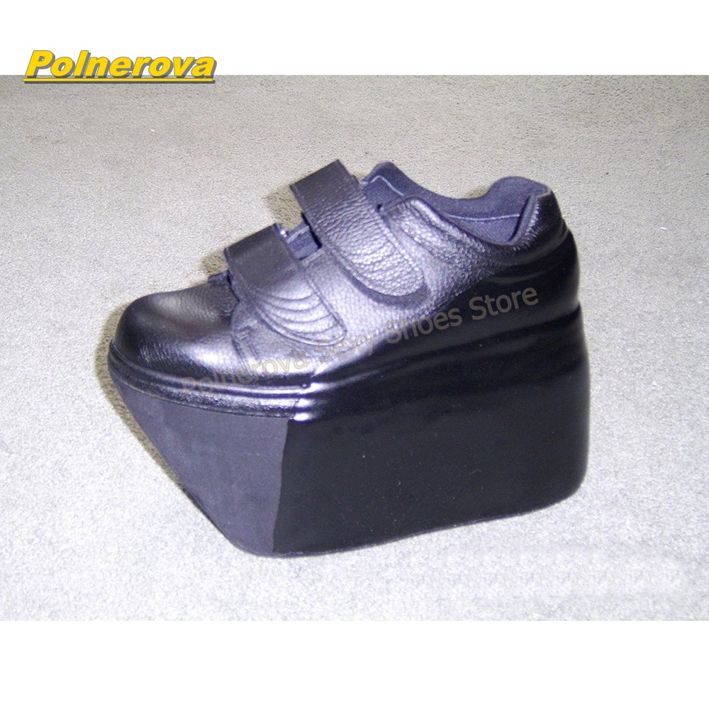 Hook and Loop Matte Wedge Plat - Vintage Fashion Y2K recension och pris