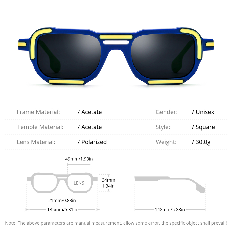 HEPIDEM Acetate Polarized Sung - Vintage Fashion Y2K recension och pris