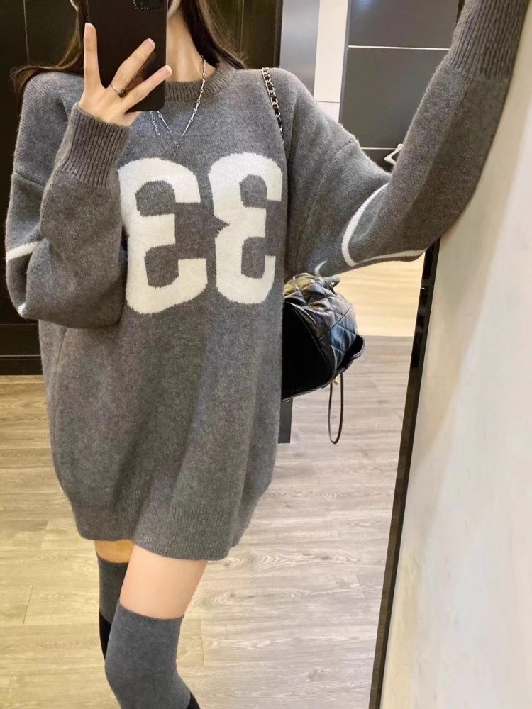Y2K Vintage Knitted Sweater Wo - Vintage Fashion Y2K recension och pris