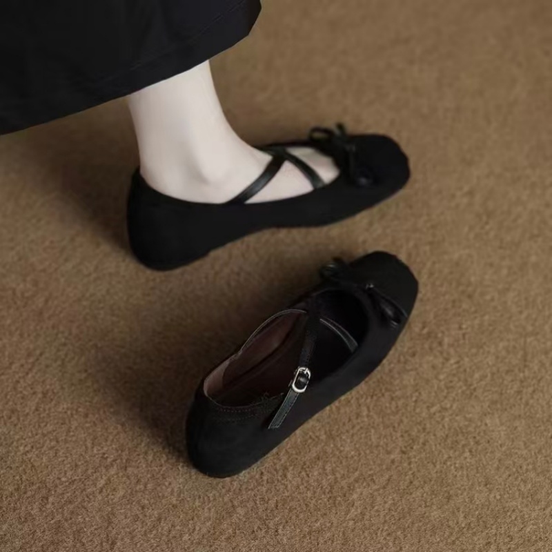 Women's Mary Jane Flats Criss- - Vintage Fashion Dresses recension och pris