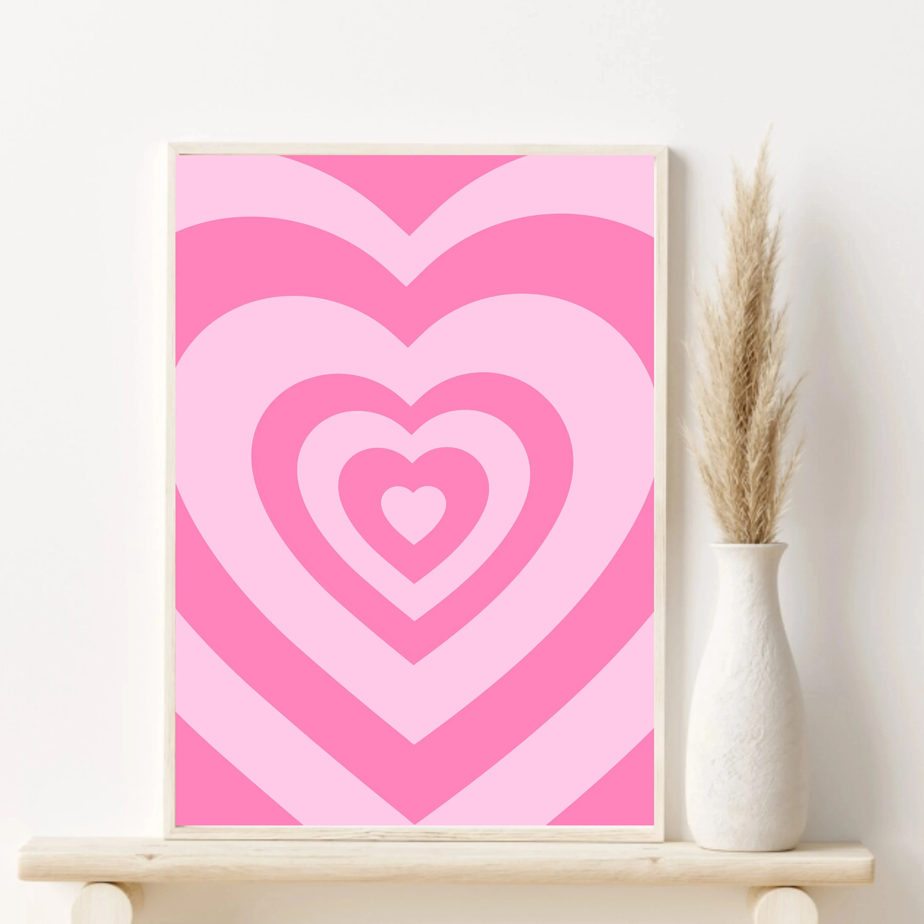 1pc Canvas painting  Pink Mati - Vintage Fashion Prints For Wall recension och pris