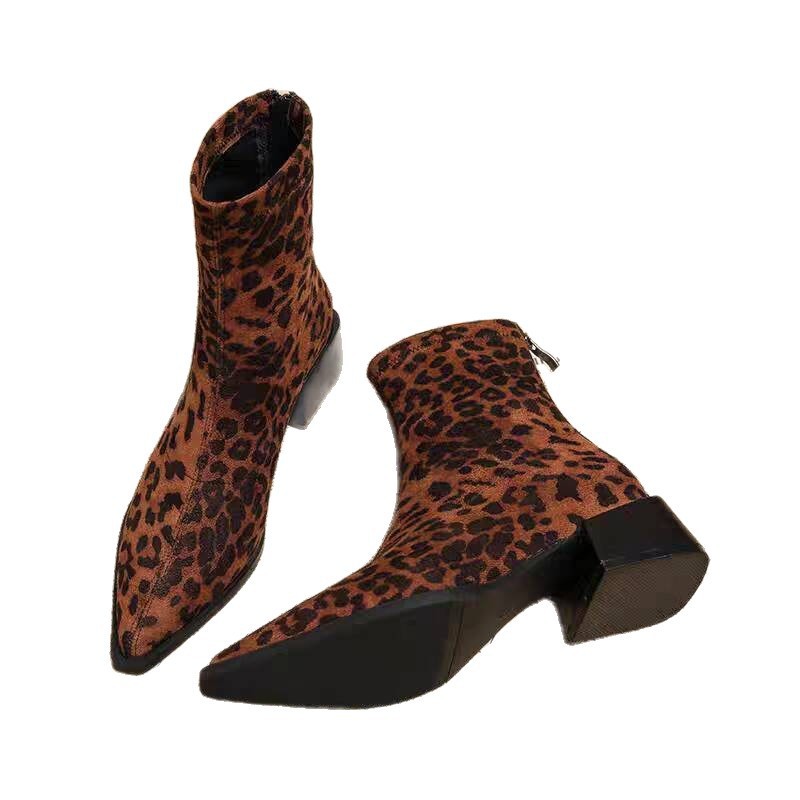 New Low Heel Women Mordern Ank - Vintage Fashion Aesthetic recension och pris