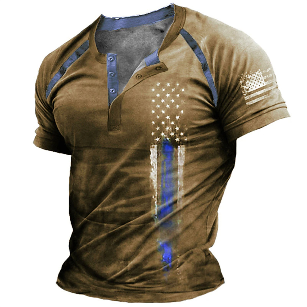 Funny 3D American Flag Print M - Vintage Fashion Aesthetic recension och pris