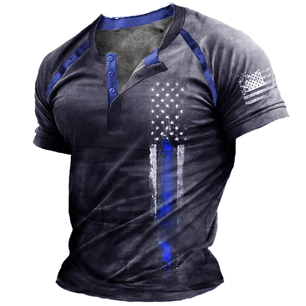 Funny 3D American Flag Print M - Vintage Fashion Aesthetic recension och pris