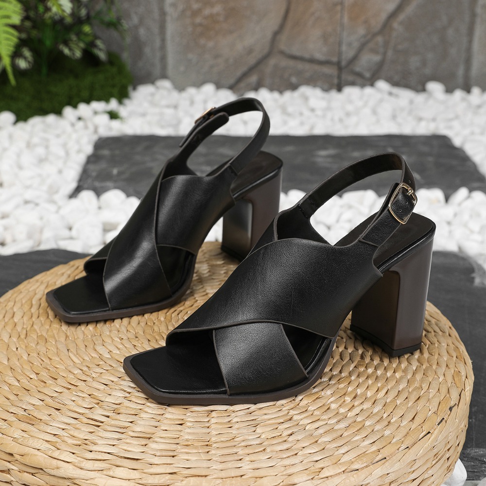 Women Sandals Vintage Square H - Vintage Fashion Women Dresses recension och pris