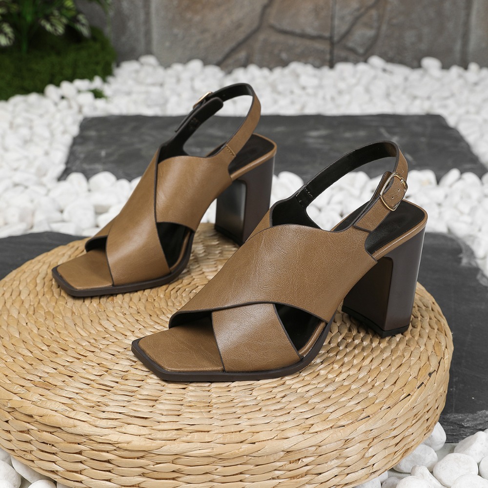 Women Sandals Vintage Square H - Vintage Fashion Women Dresses recension och pris