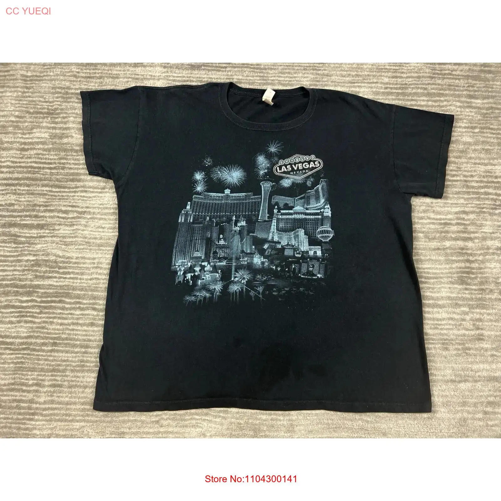 Las Vegas T Shirt Mens 2X Blac - Vintage Fashion Las Vegas recension och pris
