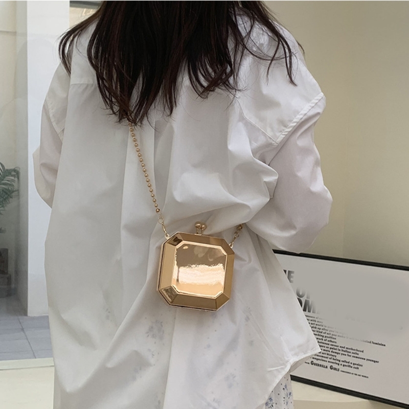 Mini Luxury Gold Party Evening - Vintage Fashion Shop recension och pris