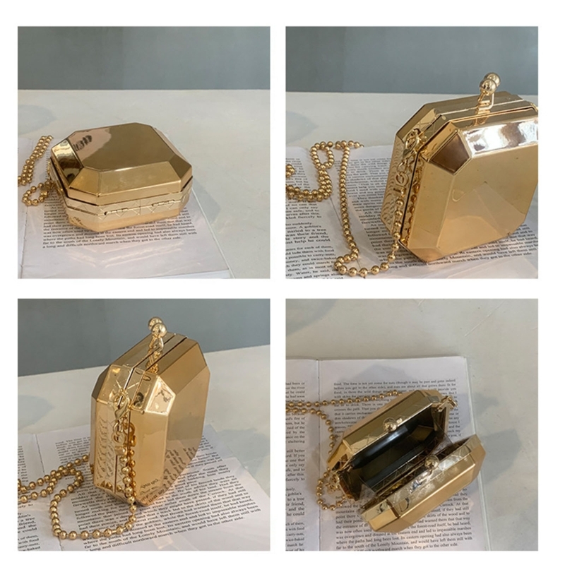 Mini Luxury Gold Party Evening - Vintage Fashion Shop recension och pris
