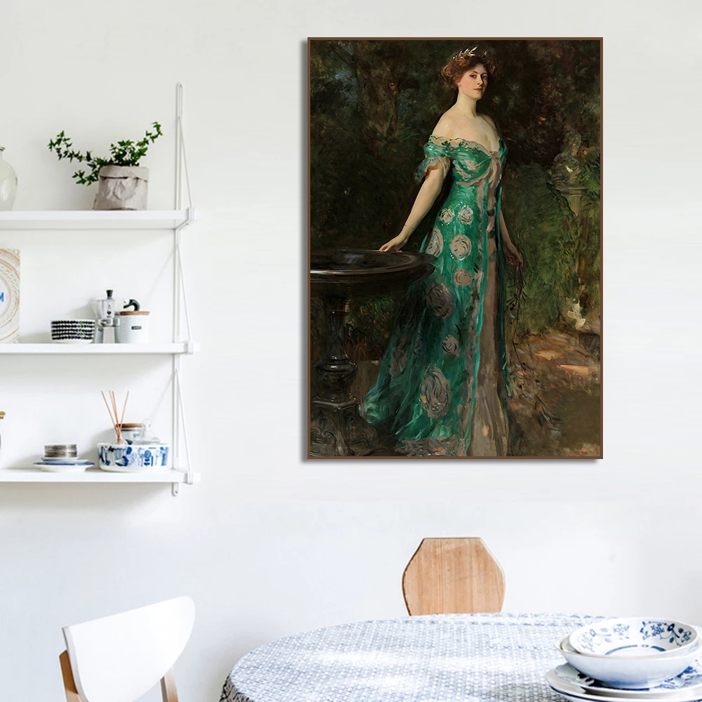 Renaissance Women Portrait Pos - Vintage Fashion Illustration recension och pris