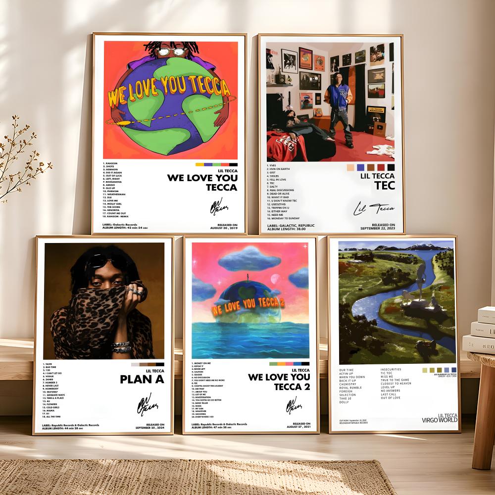 L-lil Tecca ABLUM Cover Painti - Vintage Fashion Prints For Wall recension och pris