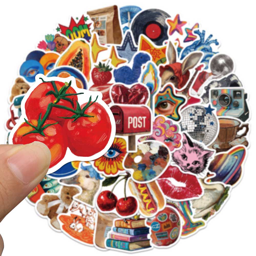 50pcs Vintage Y2K Sticker Fash - Vintage Fashion Labels recension och pris