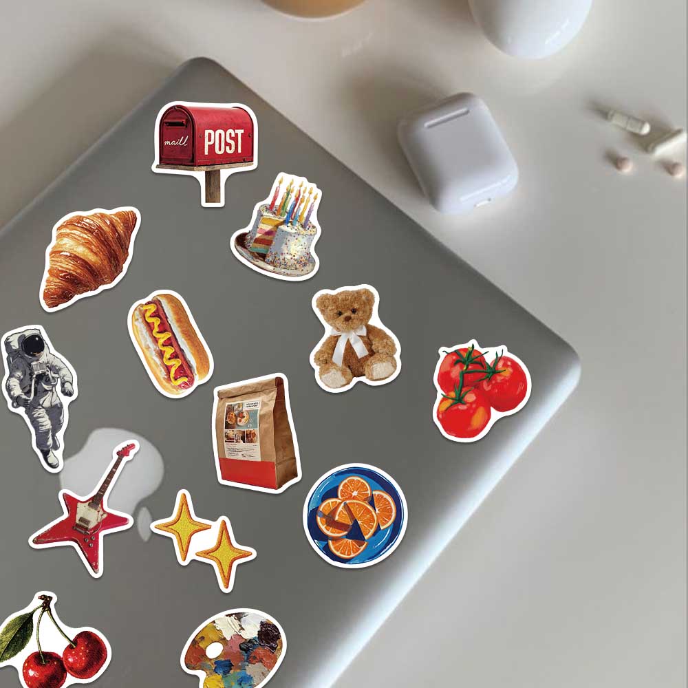 50pcs Vintage Y2K Sticker Fash - Vintage Fashion Labels recension och pris