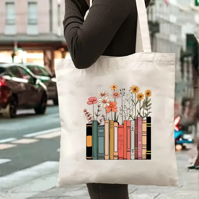 Book Floral Pattern Canvas Tot - Vintage Fashion Shop recension och pris
