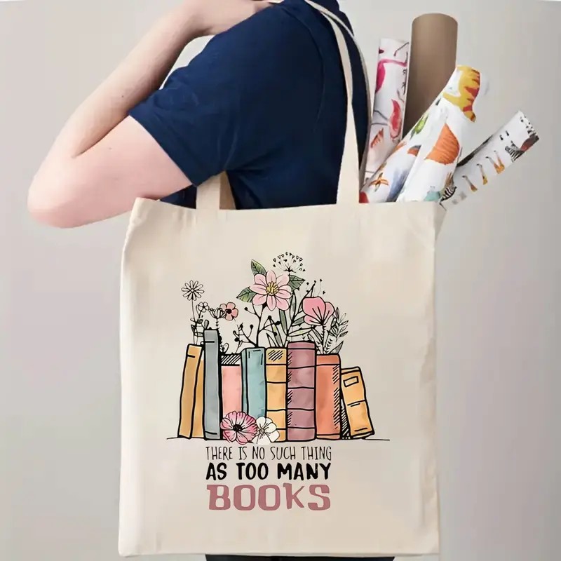 Book Floral Pattern Canvas Tot - Vintage Fashion Shop recension och pris