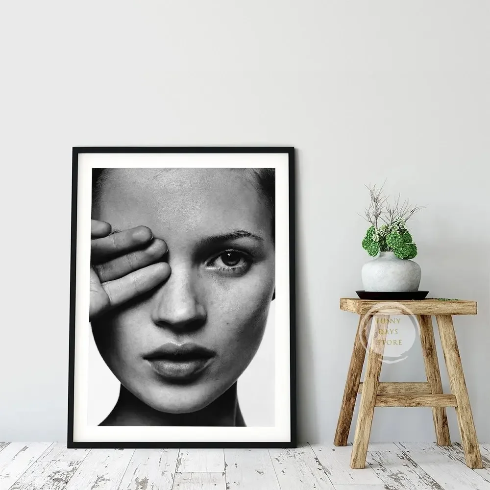 Vintage Sexy Supermodel Kate M - Vintage Fashion Prints For Wall recension och pris