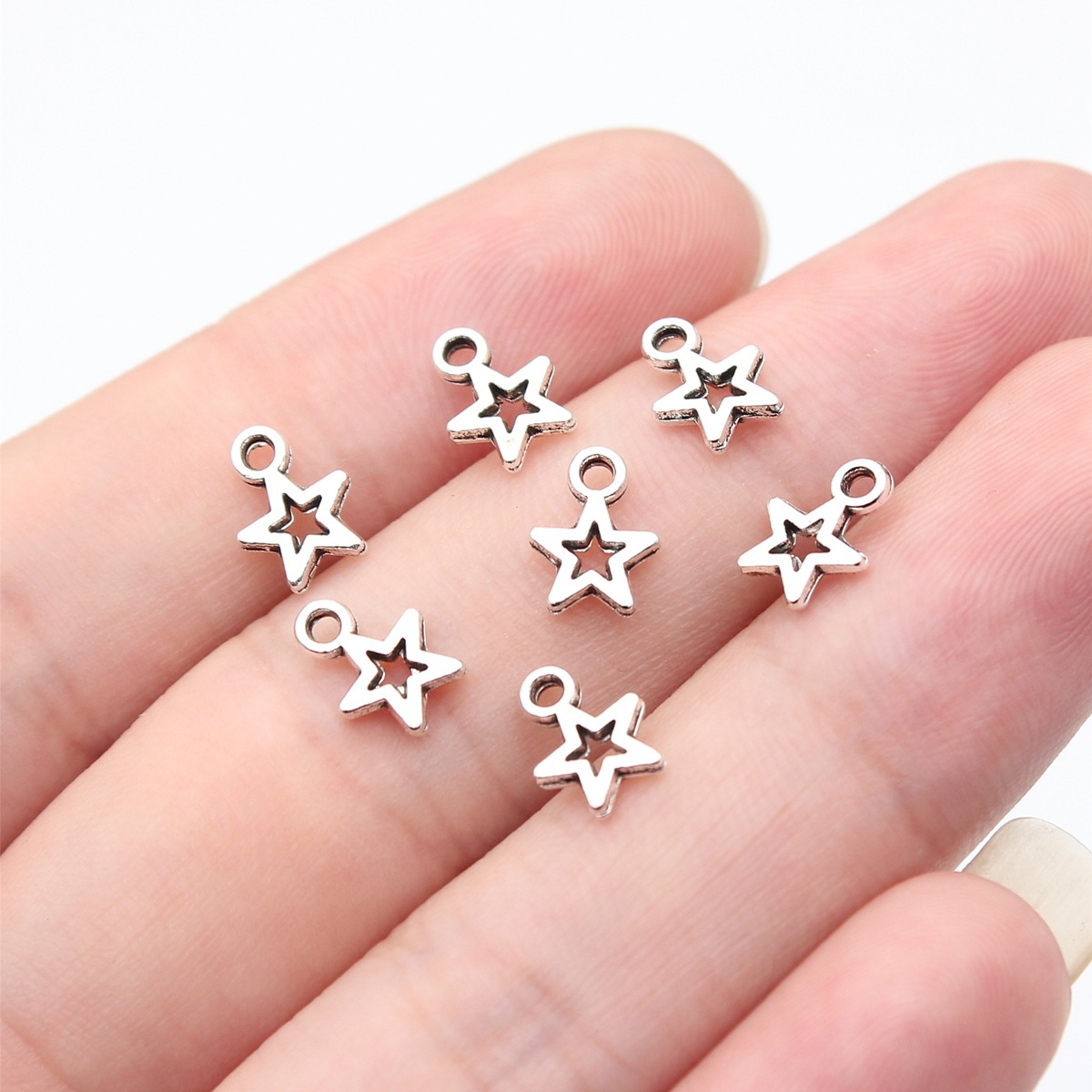 80pcs 8.5x6.2mm(0.33x0.24inch) - Vintage Urban Fashion recension och pris