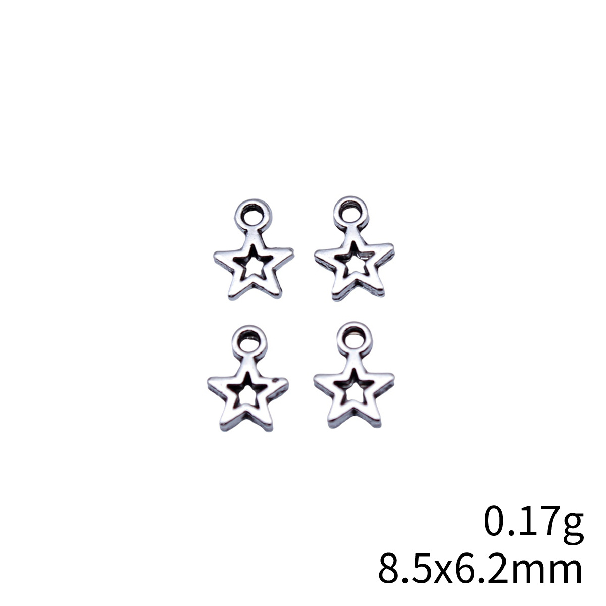 80pcs 8.5x6.2mm(0.33x0.24inch) - Vintage Urban Fashion recension och pris