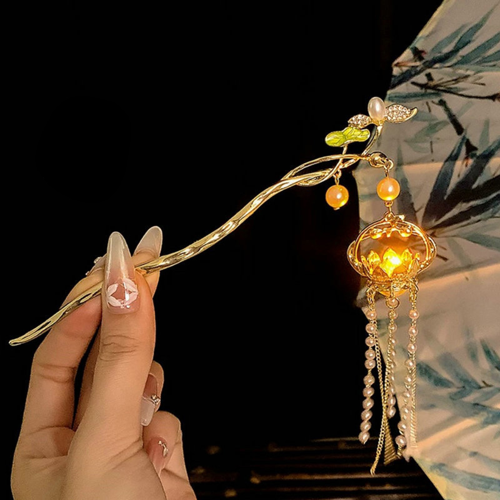 Luminous Flower Hairpin For Wo - Vintage Fashion Shop recension och pris