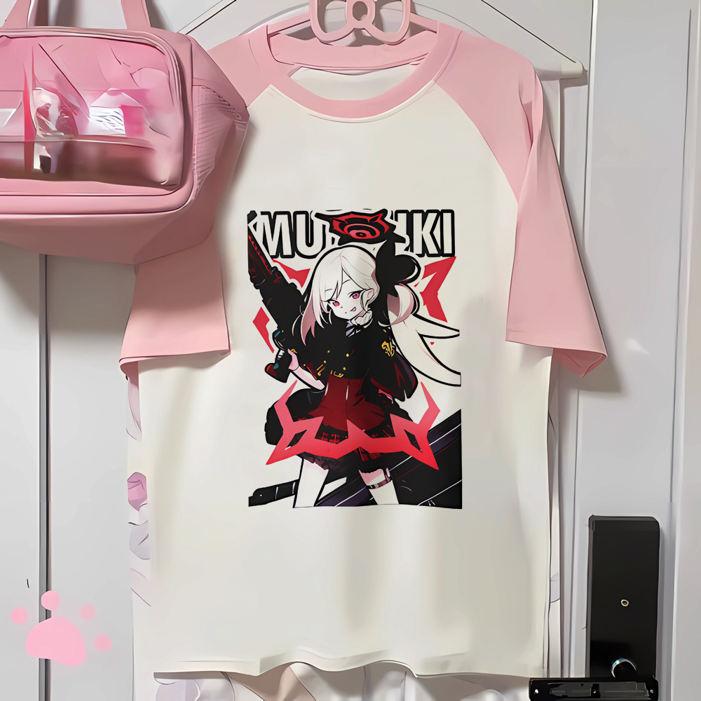 Blue Archive top tees girl vin - Vintage Fashion Archive recension och pris