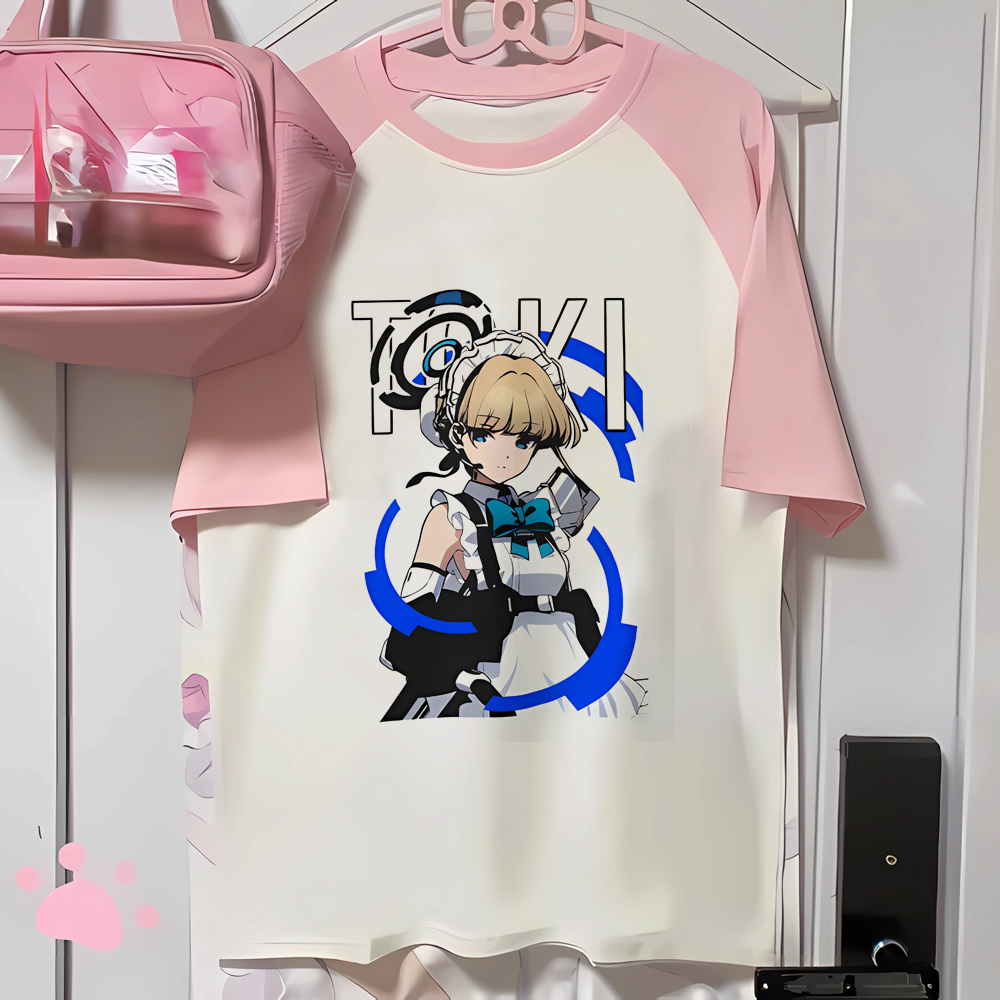 Blue Archive top tees girl vin - Vintage Fashion Archive recension och pris