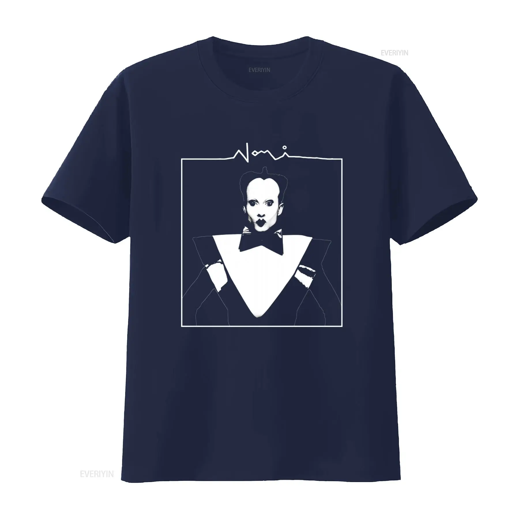 Klaus Nomi Face Print Men's T  - Vintage Fashion Looks recension och pris